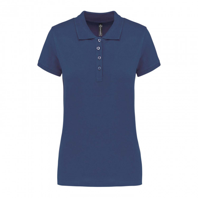 POLO FEMME PERSONNALISABLE 'KARIBO 180' - bleu foncé