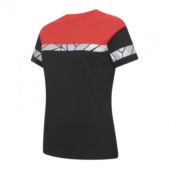 TEE-SHIRT FEMME PERSONNALISABLE PROJOB 'PROGRESSION 7005' - gris/noir