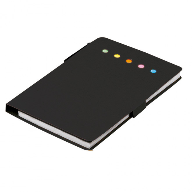 BLOC MEMOS ET MARQUE-PAGES PUBLICITAIRE 'EKOL' - noir