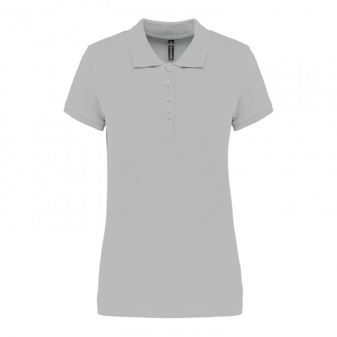 POLO FEMME PERSONNALISABLE 'KARIBO 180' - gris clair