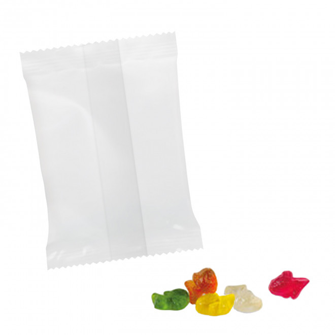 LOT DE 100 SACHETS DE BONBONS PERSONNALISABLES 'HARIBO' - poisson