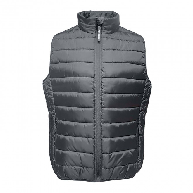 BODYWARMER PERSONNALISABLE HOMME 'EKOVEST' - gris asphalt