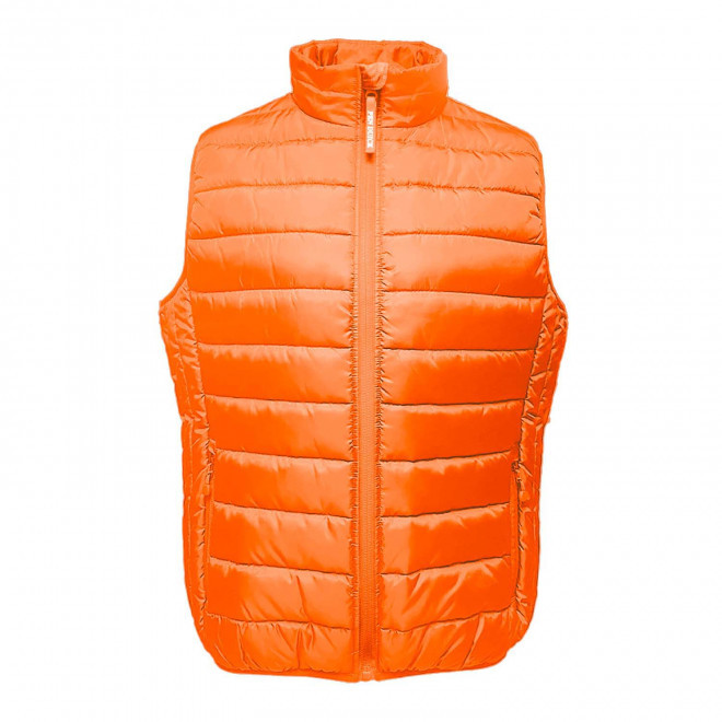 BODYWARMER PERSONNALISABLE HOMME 'EKOVEST' - orange