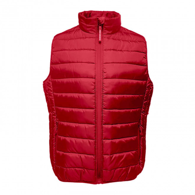 BODYWARMER PERSONNALISABLE HOMME 'EKOVEST' - red