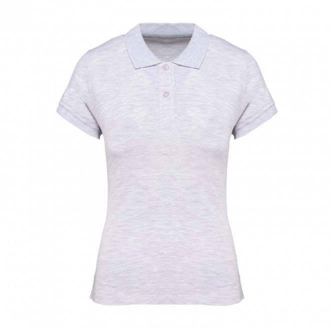 POLO FEMME PERSONNALISABLE 'KARIBO 220' - gris chiné
