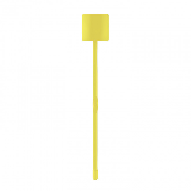 AGITATEUR A COCKTAIL MIF PERSONNALISABLE 'TOURBI' - jaune transparent