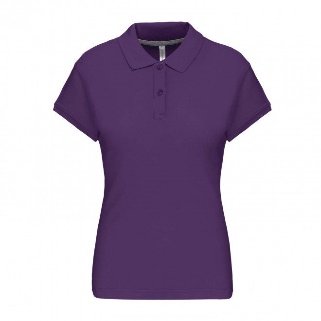 POLO FEMME PERSONNALISABLE 'KARIBO 220' - violet foncé