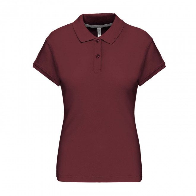 POLO FEMME PERSONNALISABLE 'KARIBO 220' - bordeaux