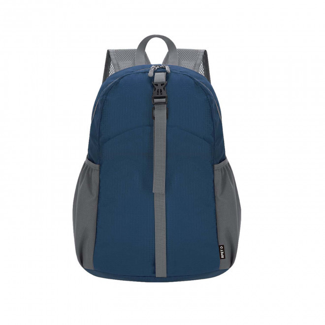 SAC A DOS PLIABLE RPET PERSONNALISABLE 'CHRISTY' - bleu marine