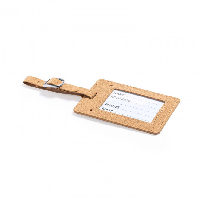 ETIQUETTE A BAGAGE PERSONNALISABLE 'DESTIN' - beige