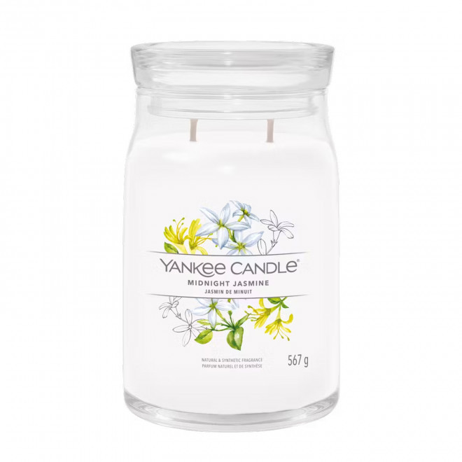 BOUGIE DEUX MECHES GRANDE 'YANKEE CANDLE' - jasmin de minuit