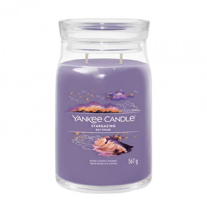 BOUGIE DEUX MECHES GRANDE 'YANKEE CANDLE' - nuit étoilée