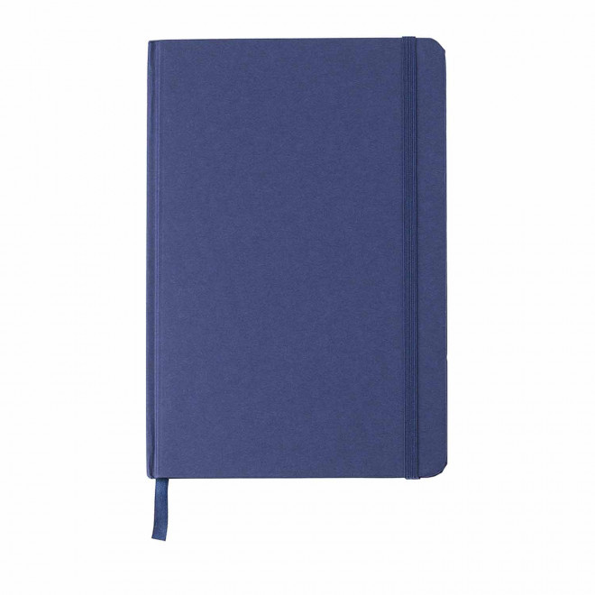 CARNET A5 EN CARTON RECYCLE PERSONNALISABLE 'HORUS COLOR' - bleu cobalt