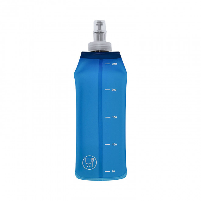 FLASQUE PUBLICITAIRE SOUPLE DE SPORT 250ML 'RUNY' - bleu