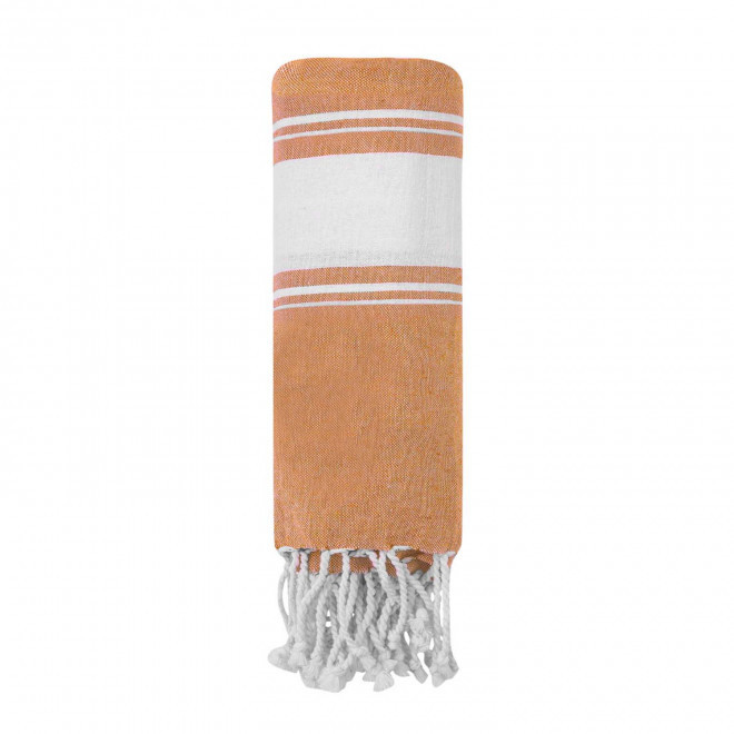 PAREO/FOUTA PERSONNALISABLE 'HORTENSE 180 CLASSIC' - orange