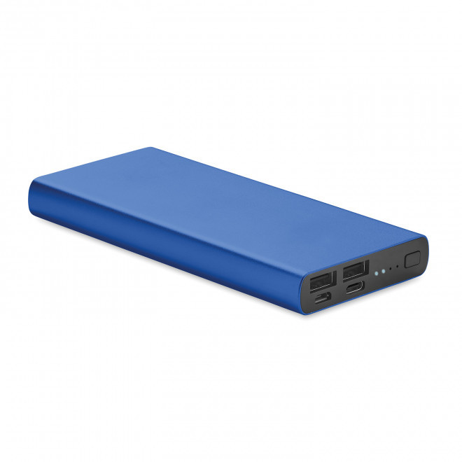 BATTERIE DE SECOURS PUBLICITAIRE 'POWERDOCK 10 000 MAH' - bleu royal
