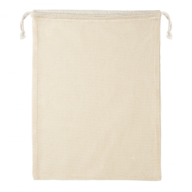 POCHETTE EN FILET COTON PERSONNALISE 'LAMBA' - naturel