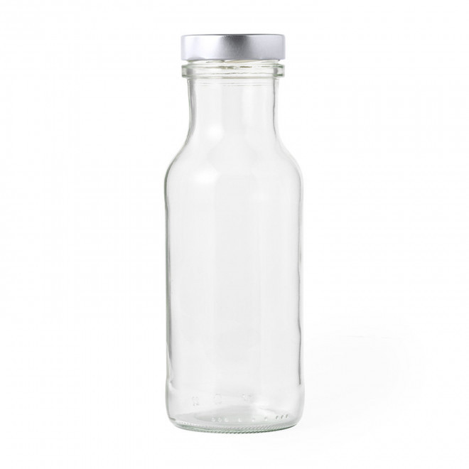 BOUTEILLE EN VERRE PERSONNALISABLE 'CARF EUROPE' - transparent
