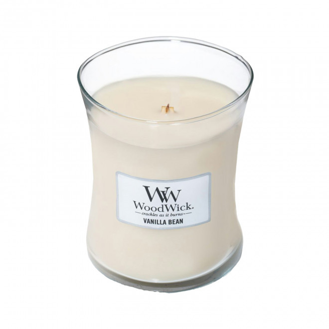 BOUGIE PARFUMEE MECHE BOIS  'WOODWICK' - gousse de vanille