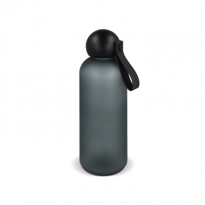 GOURDE PUBLICITAIRE EN RPET 650ML 'BUBUL OPAQUE' - noir