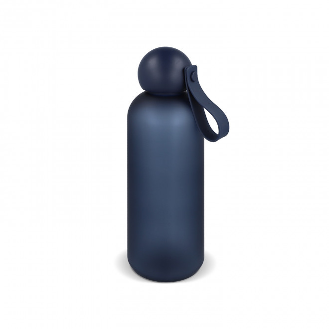 GOURDE PUBLICITAIRE EN RPET 650ML 'BUBUL OPAQUE' - bleu foncé