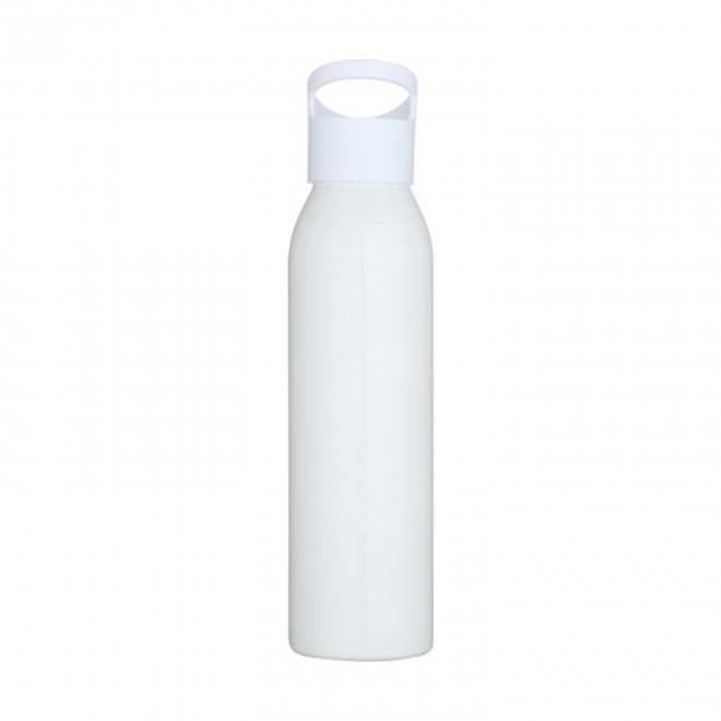 BOUTEILLE PUBLICITAIRE EN ACIER RECYCLE 650ML 'SIMCOE' - blanc