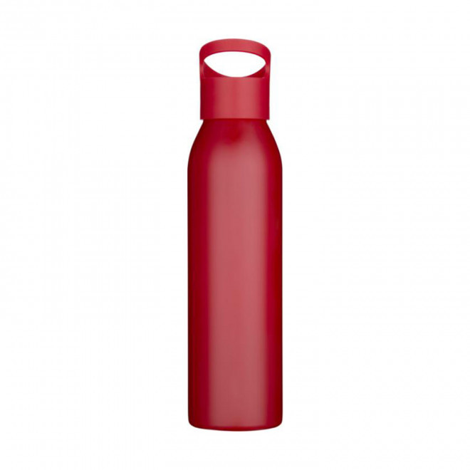 BOUTEILLE PUBLICITAIRE EN ACIER RECYCLE 650ML 'SIMCOE' - rouge