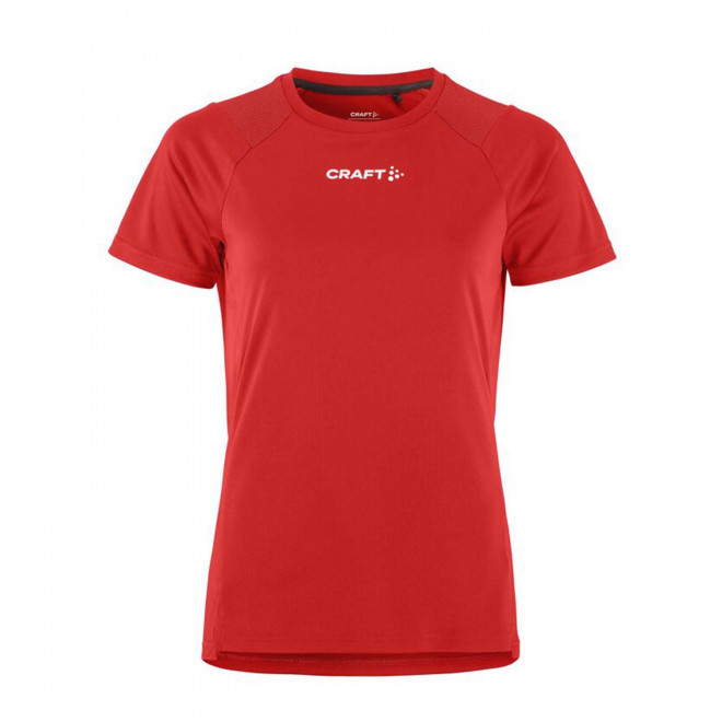TEE SHIRT SPORT FEMME PERSONNALISABLE 'RUSH 2.0' - rouge