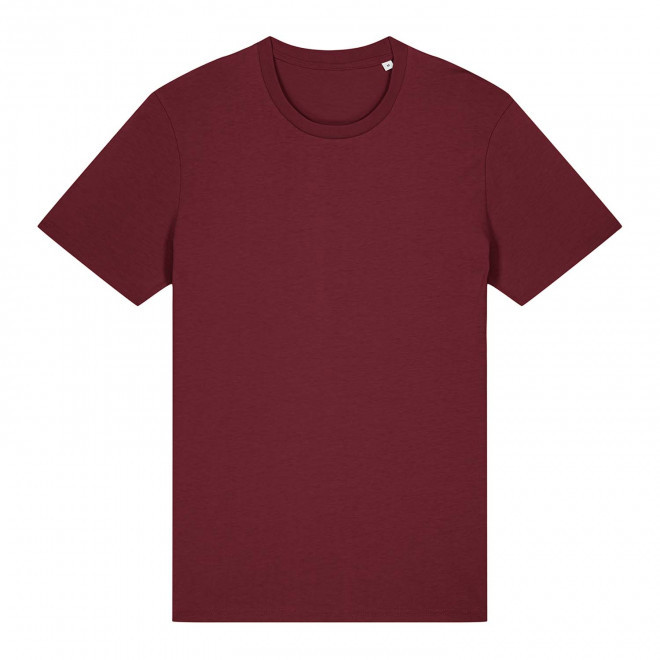 TEE-SHIRT PERSONNALISABLE MIXTE COULEUR 'CRAFTER' - bordeaux
