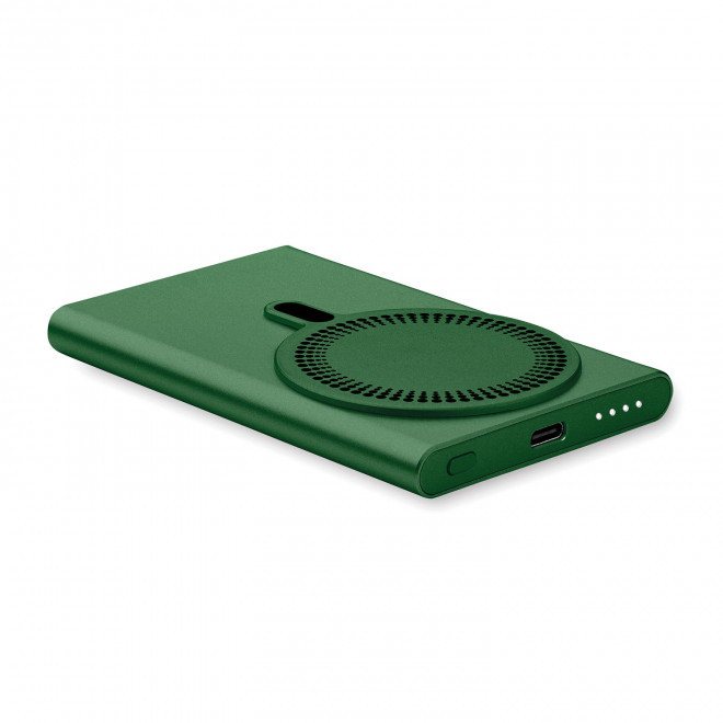 BATTERIE PERSONNALISABLE MAGNETIQUE 5000 MAH 'MAGITI' - vert fonce 