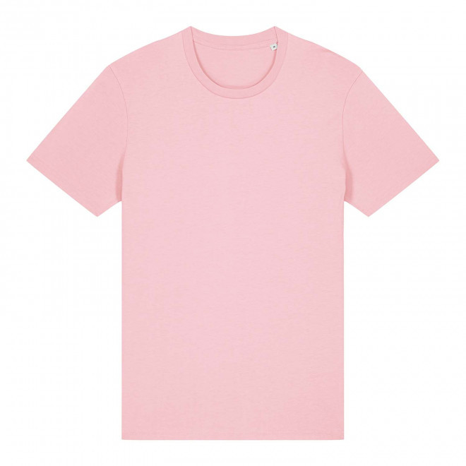 TEE-SHIRT PERSONNALISABLE MIXTE COULEUR 'CRAFTER' - rose pastel