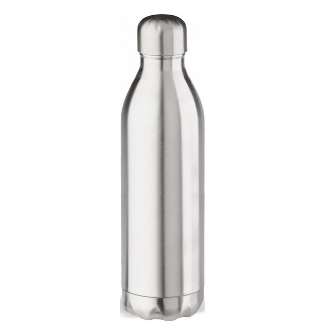 BOUTEILLE ISOTHERME PERSONNALISABLE EN INOX 1L 'ASTRIO' - argenté