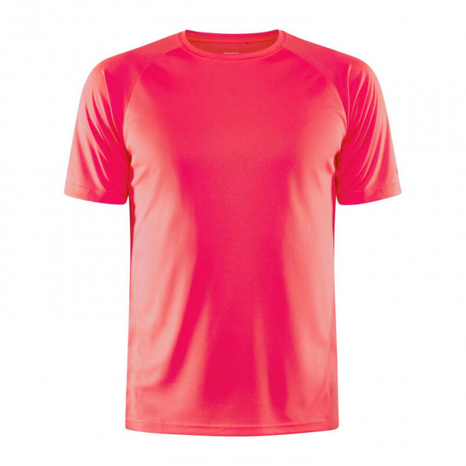 TEE SHIRT SPORT HOMME PERSONNALISABLE 'CORE UNIFY' - rose