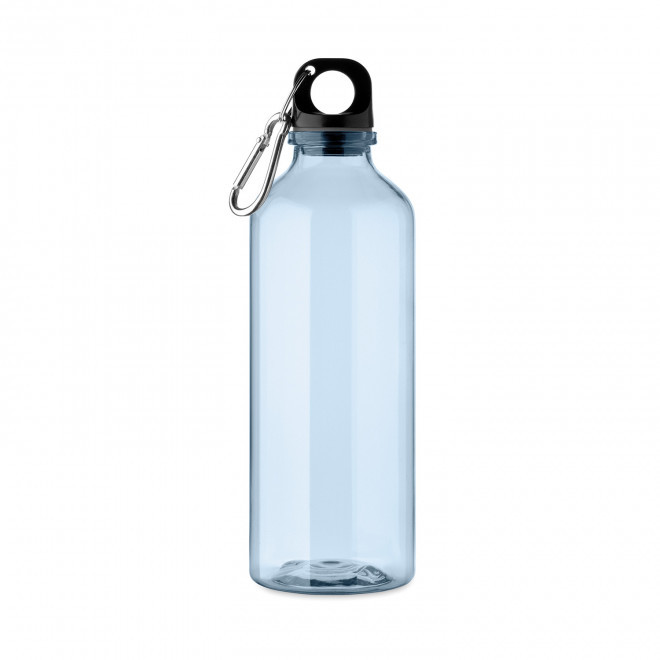 GOURDE PUBLICITAIRE RPET AVEC MOUSQUETON 500ML 'MANCYU' - bleu clair