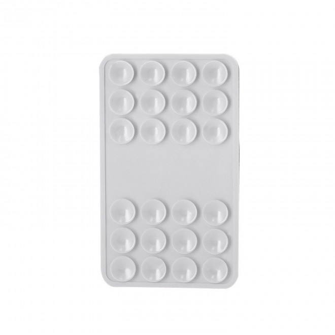 SUPPORT TELEPHONE VENTOUSE PERSONNALISABLE 'PATOUCHE' - blanc