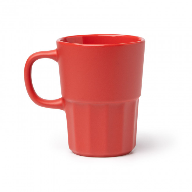 MUG CERAMIQUE 450ML PERSONNALISABLE 'DODMAC' - rouge
