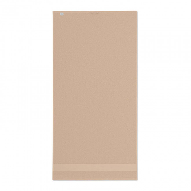 SERVIETTE EPONGE PERSONNALISABLE 'ISLAND BIO 70x140' - ivoire