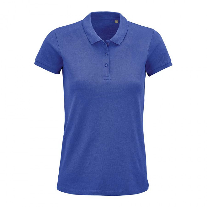 POLO PUBLICITAIRE FEMME BIO 'PLANET' COULEUR 170 GR/M² - royal