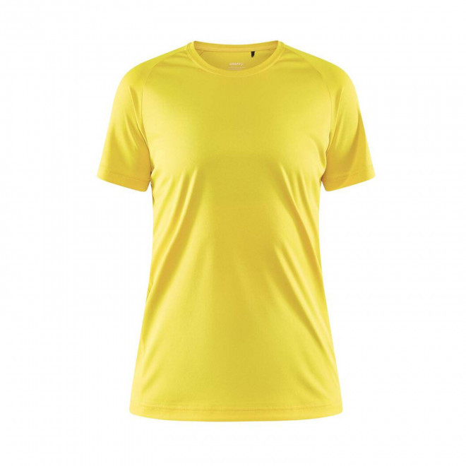 TEE SHIRT SPORT FEMME PERSONNALISE 'CORE UNIFY' - jaune