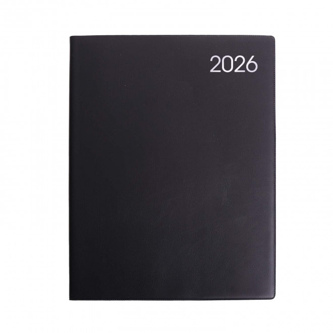 AGENDA SEMAINIER DE BUREAU PERSONNALISABLE 'MEMORY' - noir