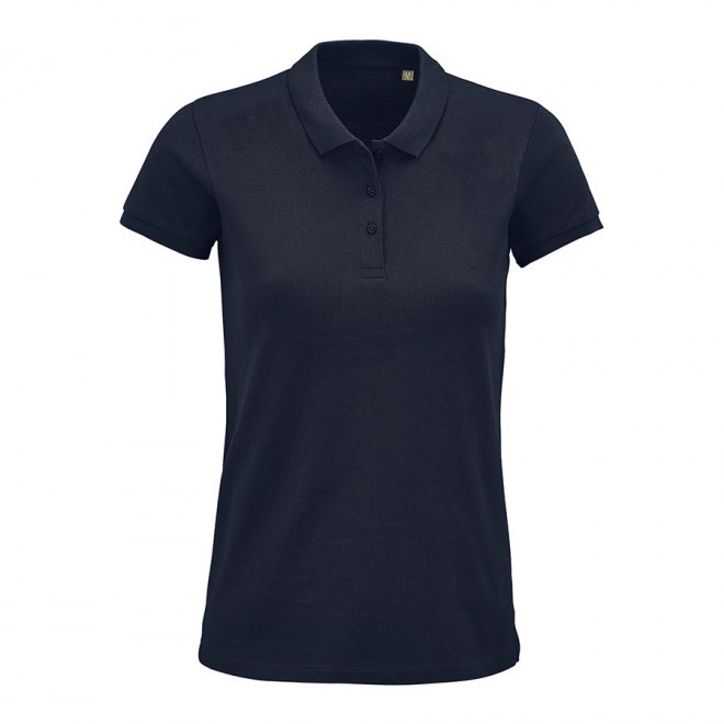 POLO PUBLICITAIRE FEMME BIO 'PLANET' COULEUR 170 GR/M² - marine