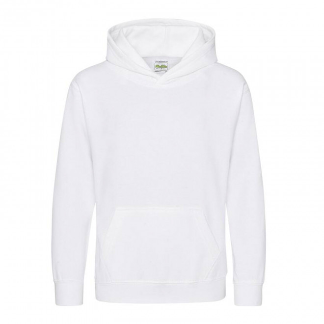 SWEAT-SHIRT PERSONNALISABLE KIDS CAPUCHE 'HOODIE' - blanc