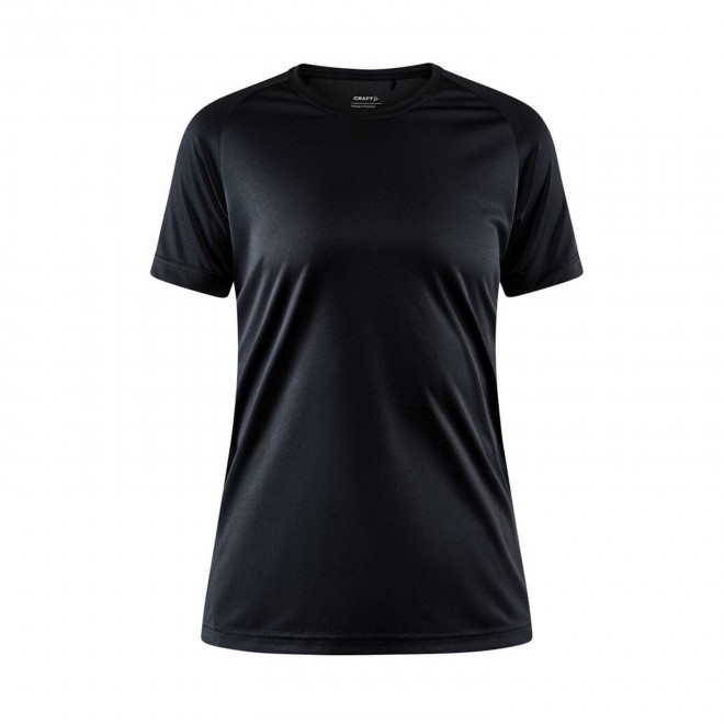 TEE SHIRT SPORT FEMME PERSONNALISE 'CORE UNIFY' - noir
