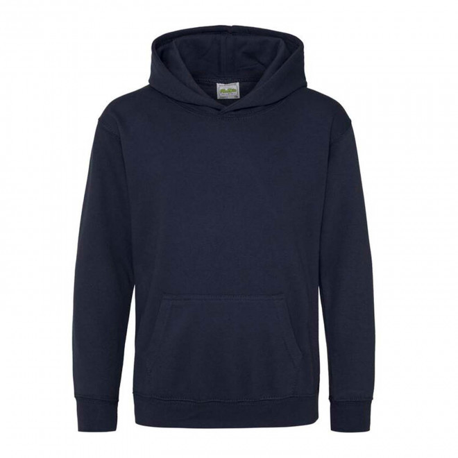 SWEAT-SHIRT PERSONNALISABLE KIDS CAPUCHE 'HOODIE' - marine profond