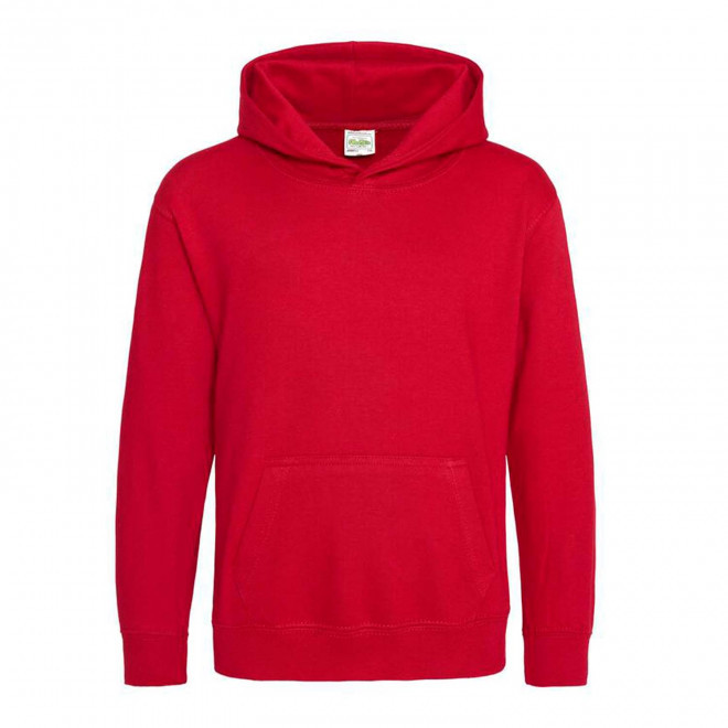 SWEAT-SHIRT PERSONNALISABLE KIDS CAPUCHE 'HOODIE' - rouge