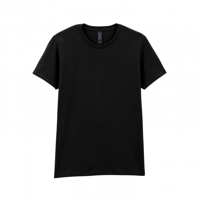 TEE-SHIRT PERSONNALISABLE FEMME COULEUR 'GILDA 180' - noir
