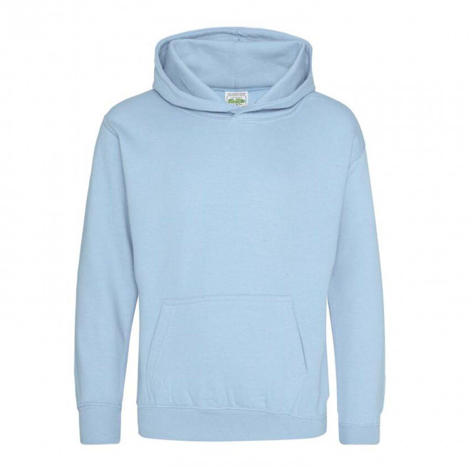 SWEAT-SHIRT PERSONNALISABLE KIDS CAPUCHE 'HOODIE' - bleu ciel