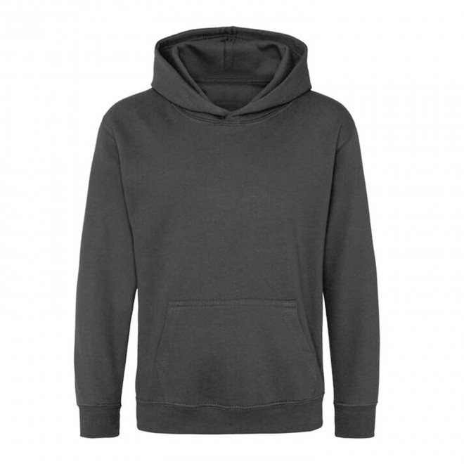 SWEAT-SHIRT PERSONNALISABLE KIDS CAPUCHE 'HOODIE' - noir charbon