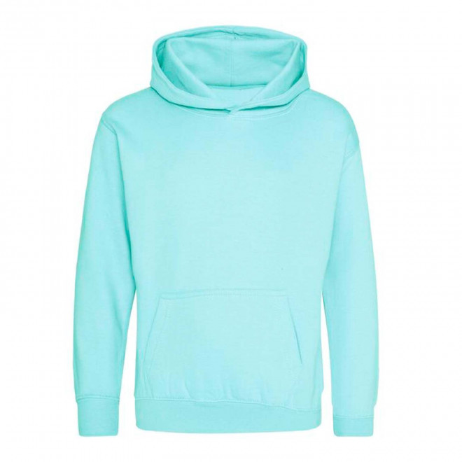 SWEAT-SHIRT PERSONNALISABLE KIDS CAPUCHE 'HOODIE' - menthe