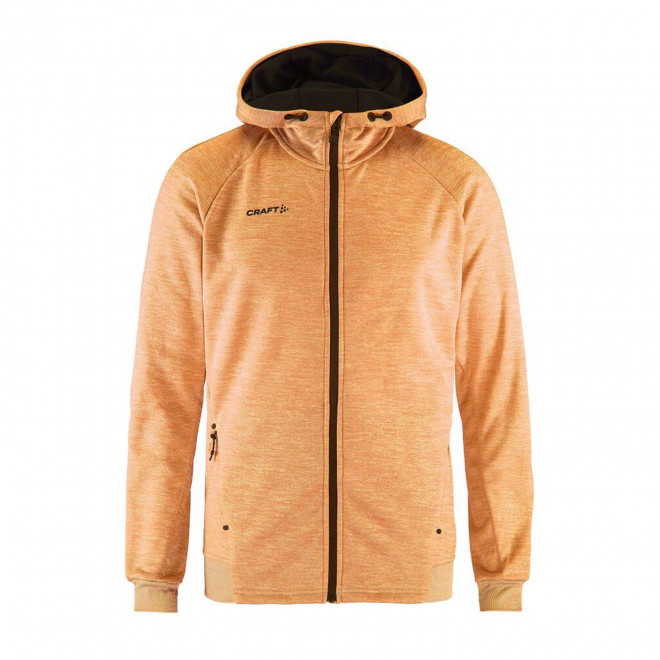 VESTE CAPUCHE HOMME PERSONNALISABLE 'ADV UNIFY FZ' - orange